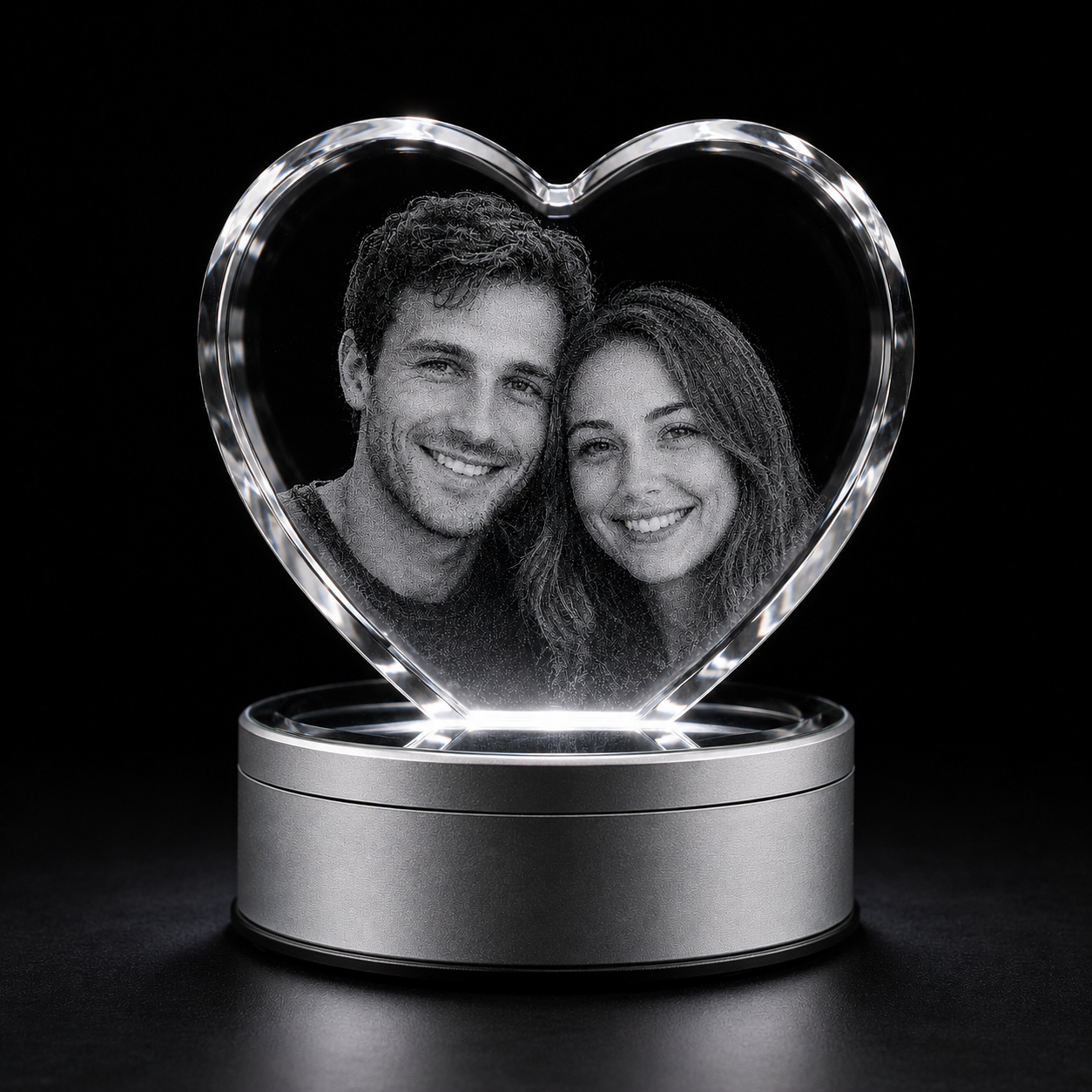 Heart 3D crystal